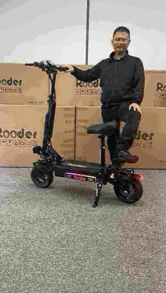 Red Electric Scooter Adult manufacturer